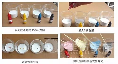 调色乳胶漆_汽车调漆调色口诀_浑水漆能调色吗