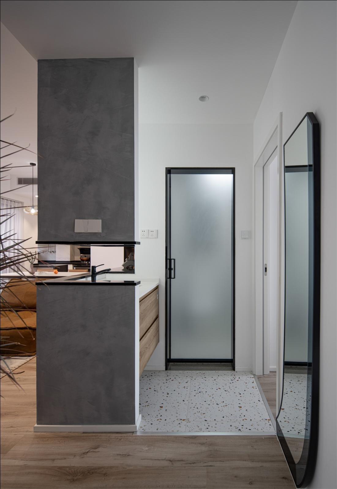 灰蓝色乳胶漆电视背景墙_电视背景墙淡蓝色乳胶漆_电视背景墙刷灰蓝色好看吗