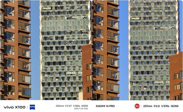 vivo X100、小米14 Pro拍照对比,拍太阳差距这么大?