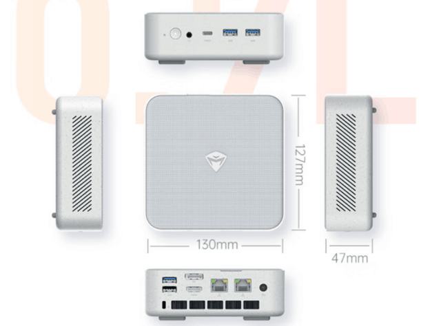 机械师创物者MINIⅡ高性能主机：R9 7940H、双2.5G网口！