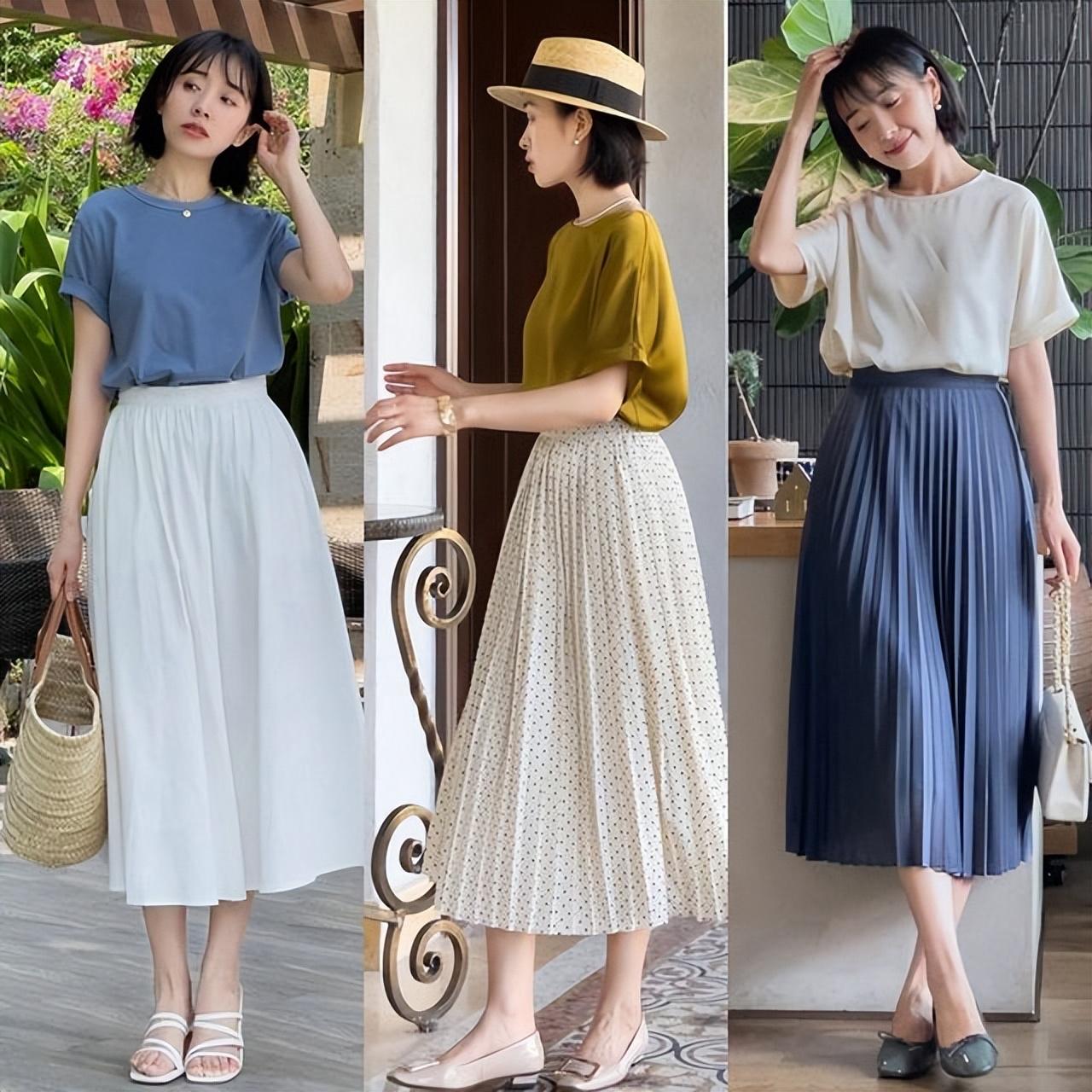 夏季穿什么显瘦_夏天穿什么短袖显白_