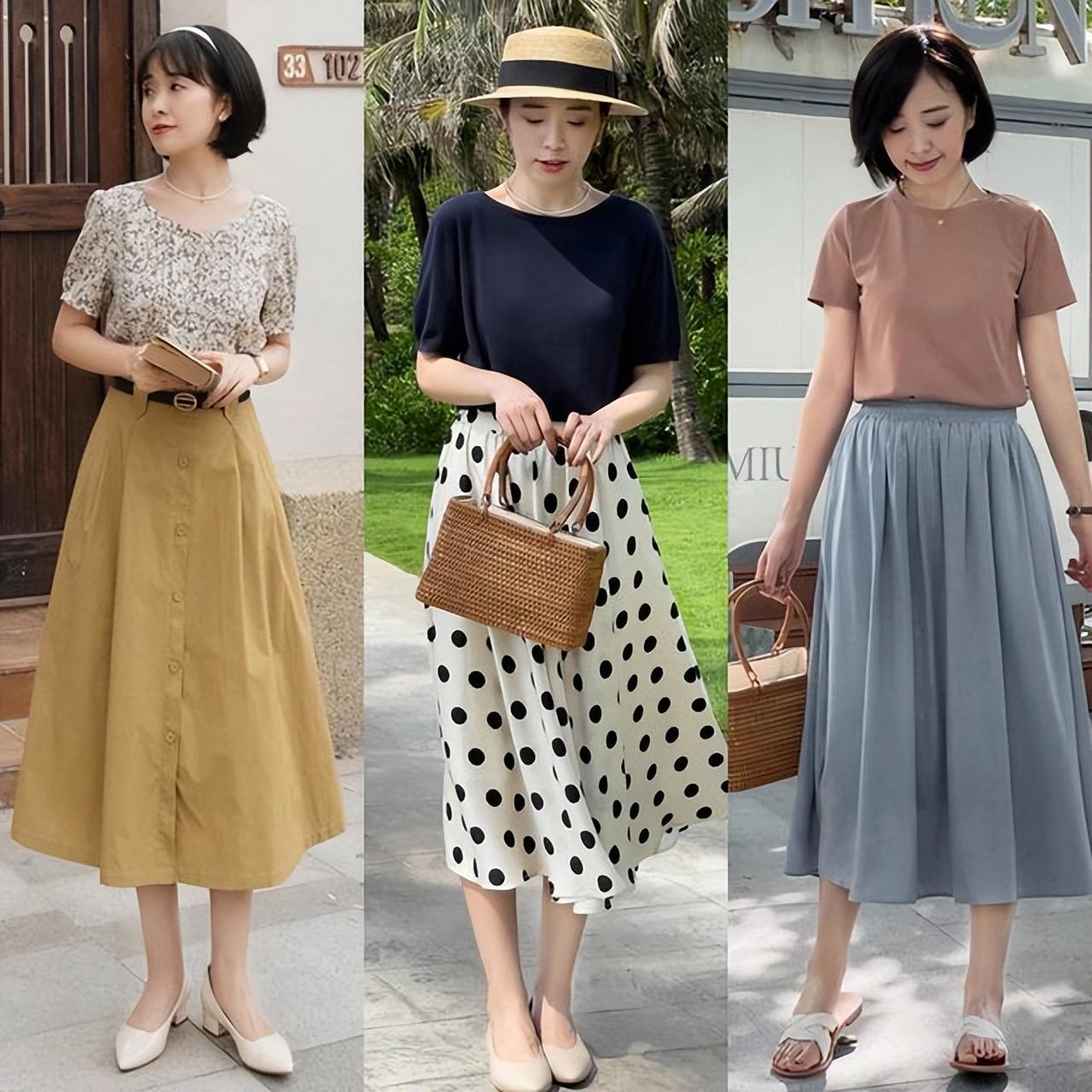 _夏天穿什么短袖显白_夏季穿什么显瘦