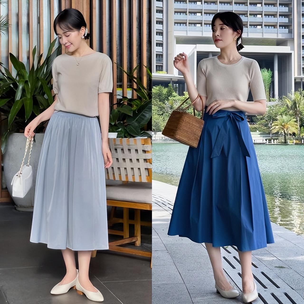 夏天穿什么短袖显白__夏季穿什么显瘦