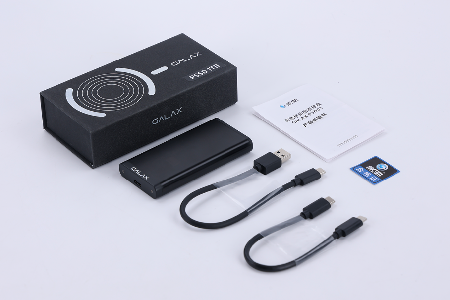 影驰PSD01磁吸移动固态硬盘开箱 高速移动存储新选择