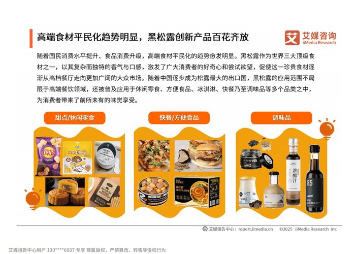 艾媒咨询 | 2025年中国黑松露食品市场发展趋势研究__艾媒咨询 | 2025年中国黑松露食品市场发展趋势研究