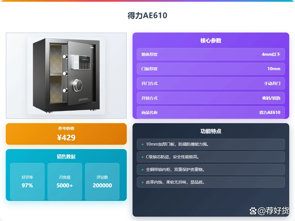 安全性高性价比优保险柜推荐_2026保险柜十大品牌排名_保险柜十大品牌