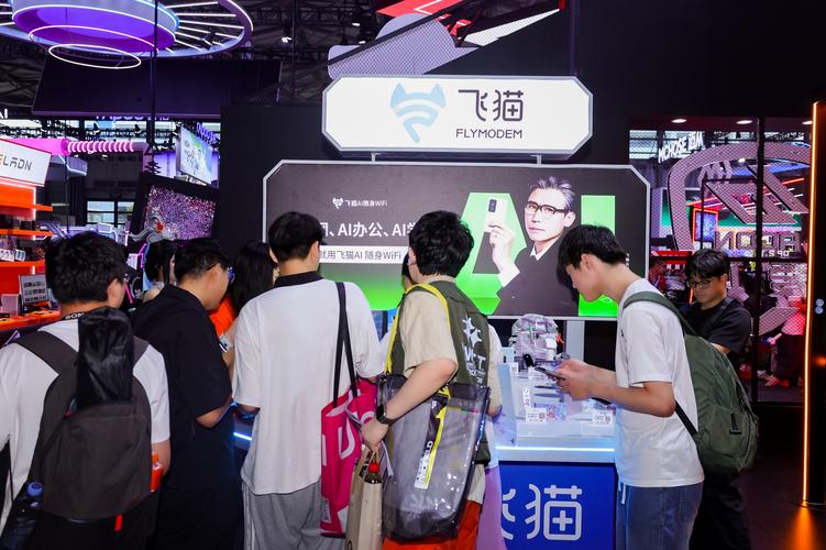 5G+AI双线出击,飞猫用一整面产品墙征服ChinaJoy 2026__5G+AI双线出击,飞猫用一整面产品墙征服ChinaJoy 2026